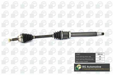 Піввісь Ford Focus 1.4-1.8i 98-05 (25/23) 930mm Пр.