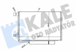 KALE DB Радіатор кондиціонера W169/245 04- KALE DB Радіатор кондиціонера W169/245 04-