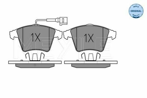 Колодки тормозные (передние) VW T5 03-(20.1mm/18.7mm)