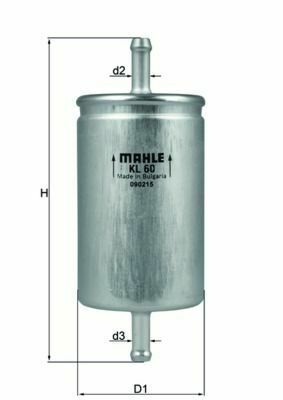 Фильтр топливный Caddy II 1.4/1.6i /Citroen/Opel