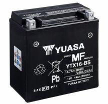 Акумулятор 12V 14,7Ah MF VRLA Battery YTX16-BS(сухозаряжений)
