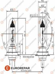Лампа H7 12V-55W Лампа H7 12V-55W