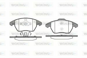 Гальмівні колодки перед. Citroen C4/Peugeot 207/208/307/308/Jetta IV 07-