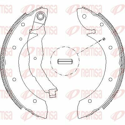 Щеки тормозные задние bmw e36 1,6/1,8