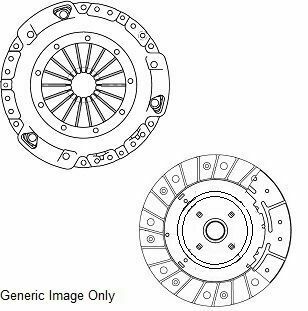 Комплект сцепления Transit (V184) 2.4TDCi 04-(260mm)