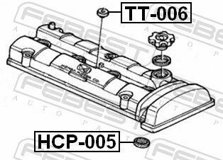 Прокладка свічкового колодязя Honda CR-V/Civic/Accord -02