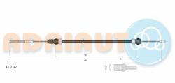 Трос зчеплення Trafic TR/AV 2,0/2,1D 88- (14 RENAULT Трос зчеплення Trafic TR/AV 2,0/2,1D 88- (14 RENAULT