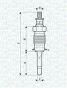 MAGNETI MARELLI Свеча накала Renault Clio,Megane 1.9D, фото 1 - интернет-магазин Auto-Mechanic