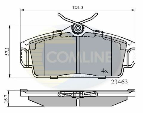 CBP0740 Comline - Гальмівні колодки до дисків