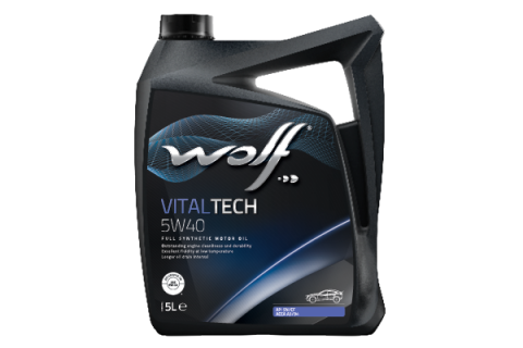 Моторна олива WOLF VITALTECH 5W-40, 5 літрів