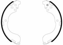 Тормозні колодки барабан. avenger, caliber, compass, patriot, nissan cube