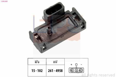 EPS OPEL Датчик тиску Astra F, Corsa B, Vectra B, Renault 19,21, Clio