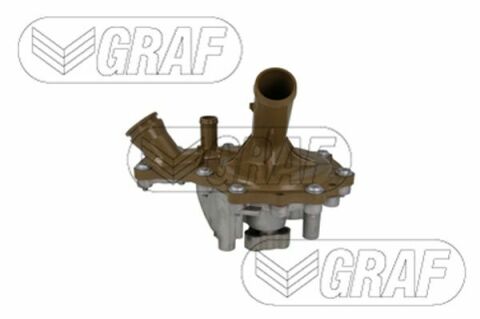 Помпа води Citroen Jumper 2.2HDI/Fiat Ducato 2.2D/Ford Transit 2.2TDCi 06-(5 лоп.) (з корпусом)