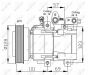 Компрессор кондиционера Hyundai Santa Fe/Sonata 98-, фото 12 - интернет-магазин Auto-Mechanic