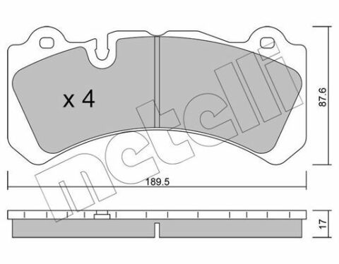 Колодки гальмівні (передні) Volvo S60/V60 10-