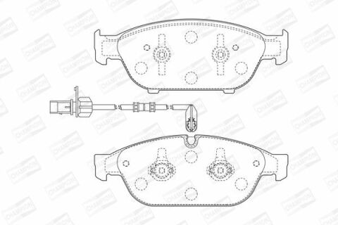 CHAMPION VW Гальмівні колодки передн. Audi A8 11- CHAMPION VW Гальмівні колодки передн. Audi A8 11-