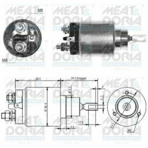 Втягивающее реле стартера 1,1-2,0 volvo 1,6/1,7