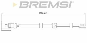 Датчик гальмівних колодок Touareg/Q7/Cayenne 04-15 зад.