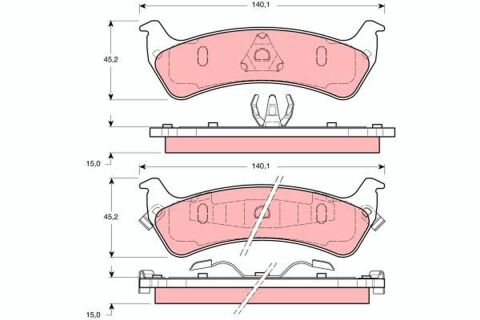Гальмівні колодки Гальмівні колодки