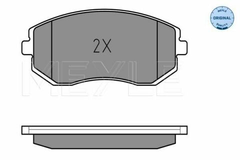 Колодки гальмівні (передні) Subaru BRZ/Forester/Impreza/Legacy/Outback/XV/Toyota GT 86 1.5-2.5 08-