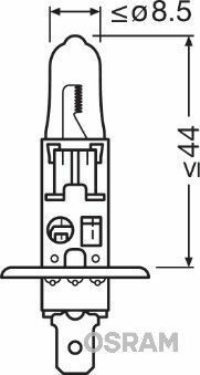 64150ULT-BLI OSRAM ЛАМПА H1 55W 12VP14,5S10XBLI1DK ULTRALIFE