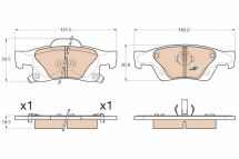 Колодки гальмівні задні JEEP GRAND CHEROKEE IV Колодки гальмівні задні JEEP GRAND CHEROKEE IV