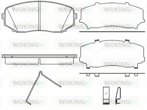 Тормозные колодки пер. Mazda CX-7/CX-9 07- (sumitomo)