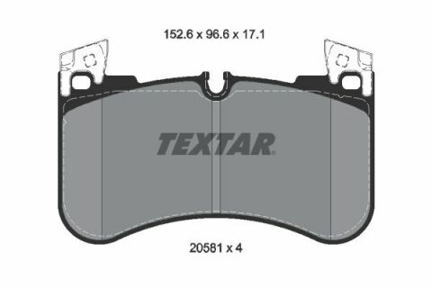 Колодки тормозные (передние) Land Rover Defender 19-/Discovery 16-/Range Rover 12- 4x4 (Brembo) Q+