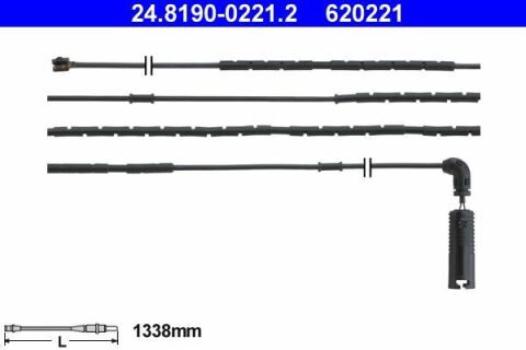 Датчик износа тормозных колодок (задних) BMW 3 (E46) 98-06 (L=1338mm)