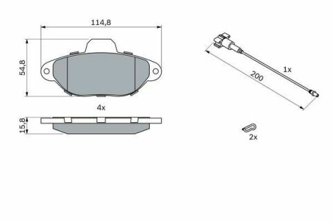 Колодки дискові гальмові FIAT Panda 03-