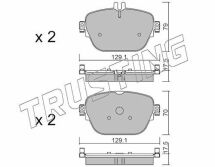 Комплект тормозных колодок, дисковый тормоз Комплект тормозных колодок, дисковый тормоз