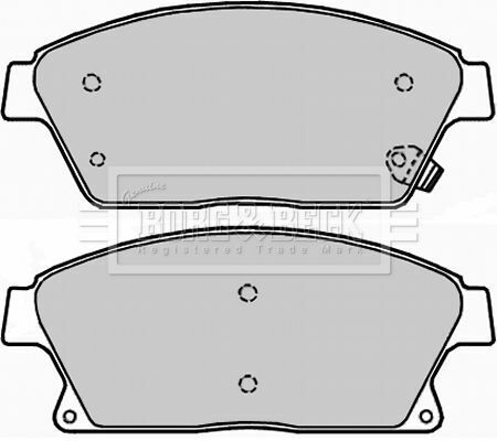 BBP2228 BORG & BECK - Гальмівні колодки до дисків