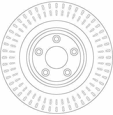 Диск тормозной (1 шт.) JAGUAR S-Type/XF/XK "R D=326mm "02-15