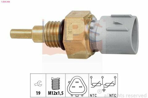 EPS TOYOTA Датчик охлаждающей жидкости Corolla -02,Hiace 01-,Mazda