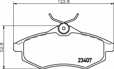 MINTEX  Тормозные колодки дисковые CITROEN C2,C3  1,1-1,4HDi 02-