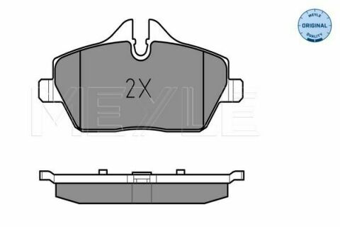 Колодки гальмівні (передні) BMW 1 (E87) 03-12