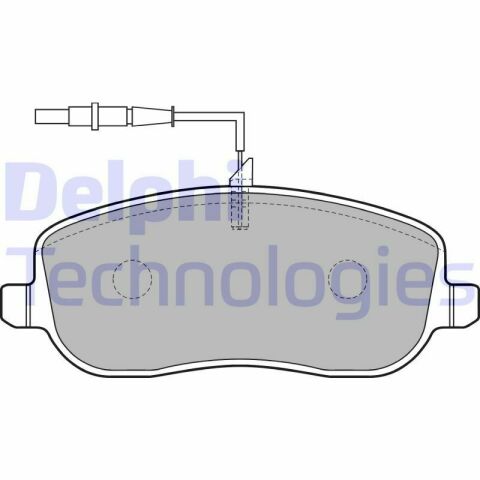 Колодки гальмівні (передні) Citroen Jumpy/Fiat Scudo/Peugeot Expert 95-06 (Trw) (+датчики)