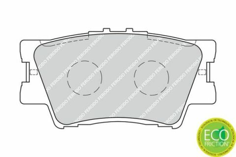 Колодки тормозные задние дисковые Camry/Rav 4 05-