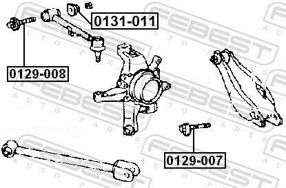 Болт с эксцентриком Lexus GS300/IS200/300 97-05