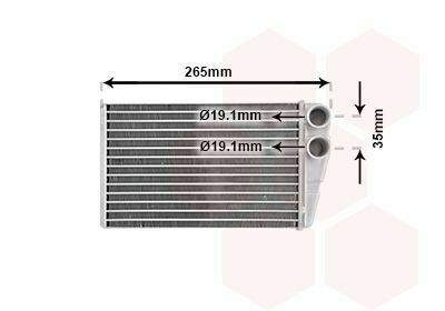 Радиатор печки Renault Megane II/Scenic II 1.5-1.9 dCi 03-