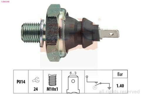 EPS VW Датчик давл. олії 1,2-1,6 bar