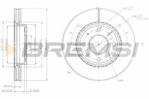 Гальмівний диск перед. KIA Cerato 04- (275x26)
