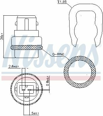 Датчик температури води audi, seat