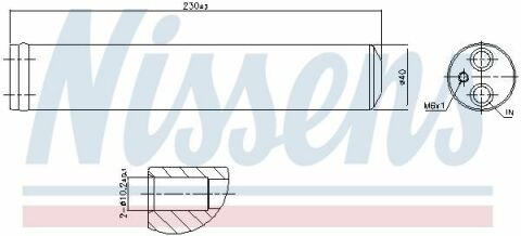 Осушитель NS KUBISTAR(03-)1.2 i(+)[OE 77 00 836 314]