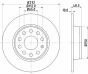 Диск тормозной задн. Audi A3 08-Golf VI 08-, Caddy IIISkodaSeat VW, фото 4 - интернет-магазин Auto-Mechanic