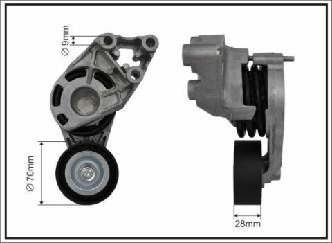 Натяжитель ремня генератора Skoda/VW/Audi 1.2/1.4TDi