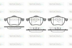 Гальмівні колодки пер. A3/Golf/Passat 1.4-2.9 94-10 (ATE)