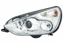 Фара основная Bi-Xenon с мотором, без газоразрядной лампы, лампами накаливания, предпускового прибора D1S/H1 PY21W левая Ford Galaxy, S-Max