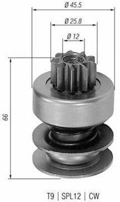 Бендикс стартера Opel Astra F/Vectra A/Omega A -98 (AMB0063) Бендикс стартера Opel Astra F/Vectra A/Omega A -98 (AMB0063)