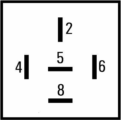 Реле поворотів 12v 5 полюсів 2+1x21 вт bora,golf iii,iv,v,passat,t4